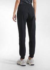 PANTALONI IN COTONE STRETCH CON FONDO A COSTINE NE - BLACK | DEHA