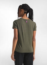 PRINTED COTTON JERSEY SHORT-SLEEVE T-SHIRT - BLACK - CAMO GREEN | DEHA