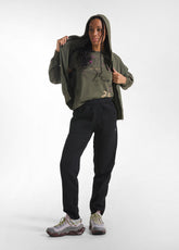 PRINTED COTTON JERSEY SHORT-SLEEVE T-SHIRT - BLACK - CAMO GREEN | DEHA