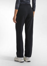 PANTALONI IN FELPA STRETCH DI COTONE CON VITA ELAS - BLACK | DEHA