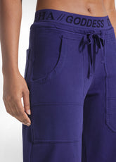 PANTALONI 'MAGNUM' IN FELPA LEGGERA VIOLA - DEEP PURPLE | DEHA