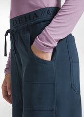 PANTALONI 'MAGNUM' IN FELPA LEGGERA BLU - NIGHT BLUE | DEHA