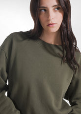 SOFT COTTON TRACKSUIT WITH GREEN PRINT - | DEHA