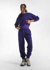PANTALONI IN COTONE MORBIDO VIOLA - DEEP PURPLE | DEHA