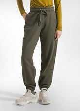 SOFT COTTON TRACKSUIT WITH GREEN PRINT - | DEHA