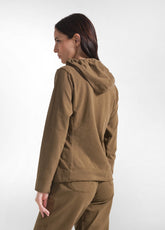 TUTA IN FELPA STRETCH DI COTONE MARRONE - | DEHA