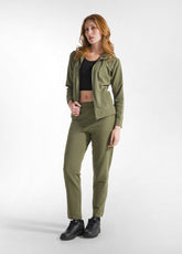 PANTALONE IN FELPA CORE GAMBA DRITTA VERDE - Leggings & Pantaloni sportivi - Outlet | DEHA