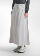 GONNA IN VELLUTO CON COULISSE IN VITA GRIGIO - ICE GREY | DEHA