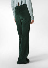LOUNGE-HOSE AUS CHENILLE, GRUEN - FOREST GREEN | DEHA