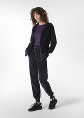 JOGGER LOUNGE IN CINIGLIA BLU - Pantaloni lunghi sportivi | DEHA