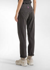 PANTALONI DRITTI IN GABARDINA STRETCH MARRONE - MOKA BROWN | DEHA