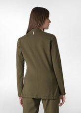 BLAZER IN FELPA VERDE - OLIVE GREEN | DEHA