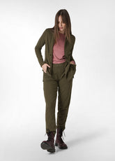 SLIM FIT PANTS, GREEN - Activewear | DEHA