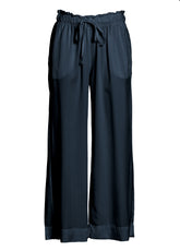 TENCEL CROP PANTS - BLUE - Pants | DEHA