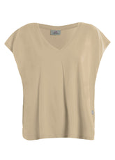 LOOSE-FIT T-SHIRT - BEIGE - Tops & T-Shirts | DEHA