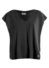 Organic Jersey Loose-Fit T-Shirt - Black - BLACK | DEHA