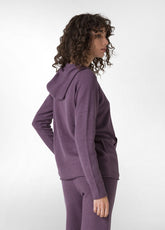 HOODED SWEATER, PURPLE - PURPLE VIOLET | DEHA