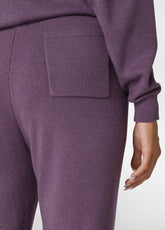 STRICK-JOGGER, LILA - PURPLE VIOLET | DEHA