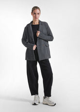 PANTALONI BALLOON IN GABARDINA STRETCH NERO - Pantaloni lunghi sportivi | DEHA