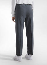 PANTALONI DRITTI IN GABARDINA STRETCH GRIGIO - Pantaloni | DEHA