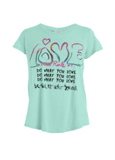 T-SHIRT CON STAMPA BLU - Top & T-shirts - Outlet | DEHA