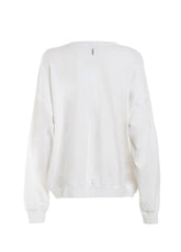 GRAPHIC SWEATSHIRT - WHITE - Knitwear - Outlet | DEHA