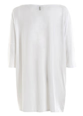 MAXI T-SHIRT IN JERSEY BIANCO - Top & T-shirts - Outlet | DEHA