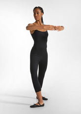 TUTA ADERENTE IN MICROFIBRA RICICLATA EXTRA MORBID - BLACK | DEHA