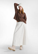 FELPA COMFORT EFFETTO MARMO MARRONE | DEHA