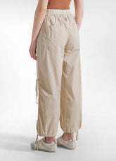 PANTALONE MAGNUM IN POPLIN LEGGERO BEIGE - BEIGE | DEHA