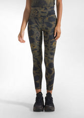 LEGGINGS IN MICROFIBRA STRETCH STAMPATI MARRONE - BROWN ANIMALIER | DEHA