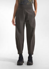 BROWN TECHNICAL FABRIC SWEATSHIRT WITH ZIP AND TROUSERS - | DEHA