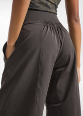 BROWN TECHNICAL FABRIC SWEATSHIRT WITH ZIP AND TROUSERS - | DEHA