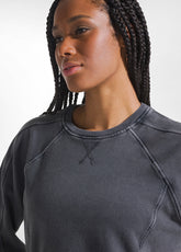 BRUSHED SWEATSHIRT TRACKSUIT AND STRAIGHT TROUSERS WITH A BLACK MALTINTO EFFECT - | DEHA