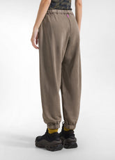 PANTALONE IN FELPA EFFETTO MALTINTO MARRONE - MOKA BROWN | DEHA