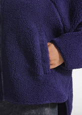 LILA TEDDYJACKE - DEEP PURPLE | DEHA