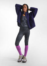 LILA TEDDYJACKE - DEEP PURPLE | DEHA