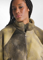 GIACCA TEDDY EFFETTO MALTINTO VERDE - CAMO GREEN | DEHA