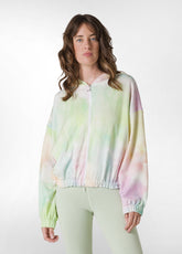 BIO-KAPUZENSWEATSHIRT MIT FADE AWAY-PRINT UND REIS - Sweatshirts und Pullover | DEHA