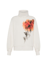 SOFT TOUCH GRAPHIC SWEATSHIRT - WHITE - Knitwear - Outlet | DEHA