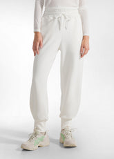 SOFT TOUCH JOGGER PANTS - WHITE - MILK WHITE | DEHA