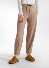 LUREX CARROT-FIT PANTS - BROWN - HAZELNUT | DEHA