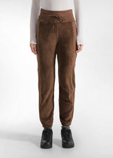 POLAR FLEECE PANTS WITH SCUBA INSERTS - BROWN - COFFEE BROWN | DEHA