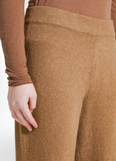 PANTALONE LOUNGE IN MAGLIA CARROT FIT MARRONE - GLACE' BROWN | DEHA