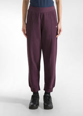 PANTALONE IN FELPA DI COTONE ORGANICO VIOLA - PLUM VIOLET | DEHA
