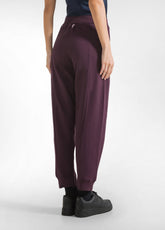 PANTALONE IN FELPA DI COTONE ORGANICO VIOLA - PLUM VIOLET | DEHA