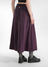 CULOTTE-HOSE AUS LEICHTE CORD - LILA - PLUM VIOLET | DEHA