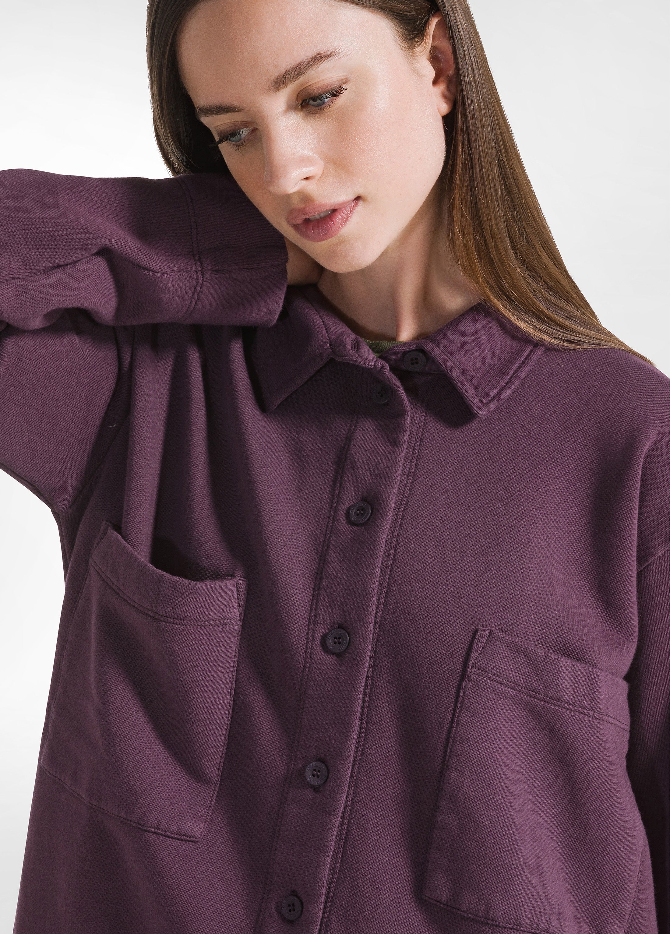 Heavy fleece shirt deals