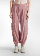 CARGO-HOSE AUS CORD - PINK - MISTY ROSE | DEHA