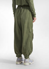 CARGO-HOSE AUS CORD - GRUEN - OLIVE GREEN | DEHA